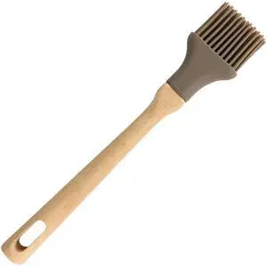 Martha Stewart Silicone Mini Brush Kitchen Utensil in Taupe