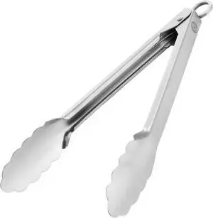 Martha Stewart Stainless Steel Easy-Lock Tongs