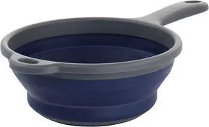 Oster Bluemarine Collapsible Polypropylene Colander with Handle in Navy