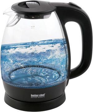 Better Chef 1.7L Cordless Electric Glass Tea Kettle