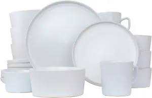 Elama Luxmatte White 20 Piece Dinnerware Set