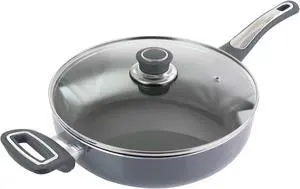 Oster 3.5 Quart Aluminum Saute Pan with Lid
