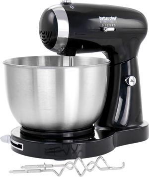 Better Chef 350 Watt MegaMix Stand Mixer in Black