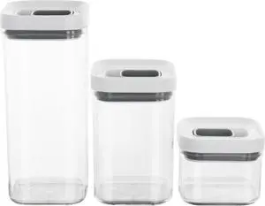 Martha Stewart Siobhan 3 Piece Acrylic Storage Container Set