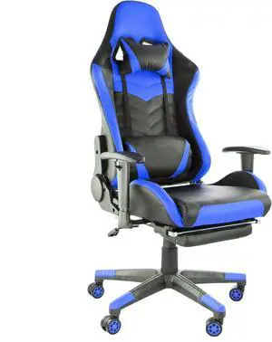 GameFitz Gaming Chair in Black and Blue