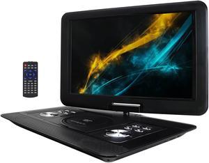 Trexonic 15.4 Inch Portable DVD Player with TFT-LCD Screen and USB/SD/AV Inputs