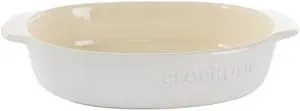 Crock Pot Artisan 2.5 Quart Oval Stoneware Casserole in White