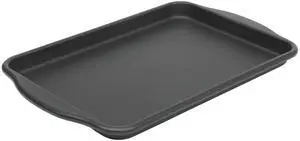 Oster Teston Platinum Collection 15x10 Inch Nonstick Carbon Steel Cookie Sheet in Matte Black