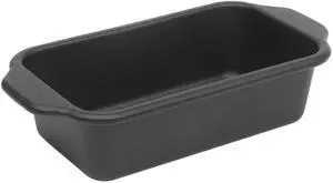 Oster Teston Platinum Collection 9 Inch Nonstick Carbon Steel Loaf Pan in Matte Black