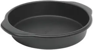 Oster Teston Platinum Collection 9 Inch Nonstick Carbon Steel Cake Pan in Matte Black