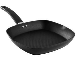 Oster Connelly 10 Inch Nonstick Aluminum Grill Pan in Black