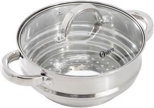 Oster Sangerfield 8 Inch Universal Stainless Steel Steamer with Lid