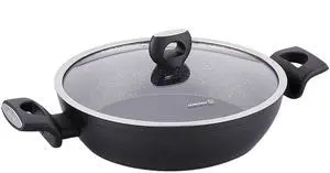 Korkmaz Nora 2 Piece 2.2 Liter Alumium Nonstick Low Casserole Dish with Lid