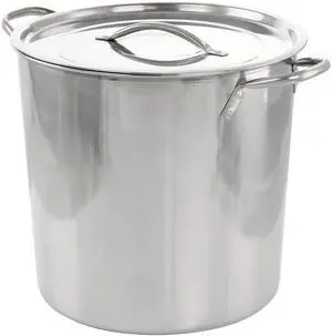 Gibson Everyday Whittington 12 Quart Stainless Steel Stock Pot with Lid
