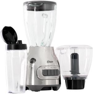 Oster 3-in-1 Kitchen System 700 Watt Blender with Blend-N-Go Cup in Chrome