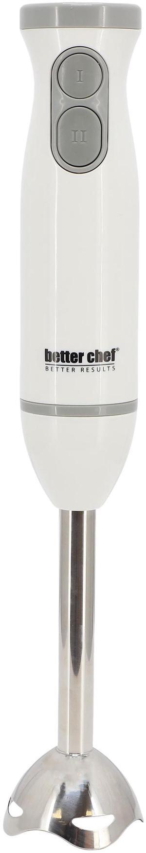 Better Chef 2-Speed 150-Watt Immersion Hand Blender in White