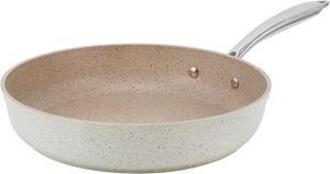 Korkmaz Granita 11 Inch Nonstick Tava and Frypan in Tan