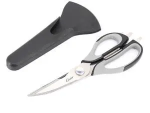 Oster Granger 2 Piece 9 Inch Stainless Steel Multi-Purpose Scissors with Magnetic Holder