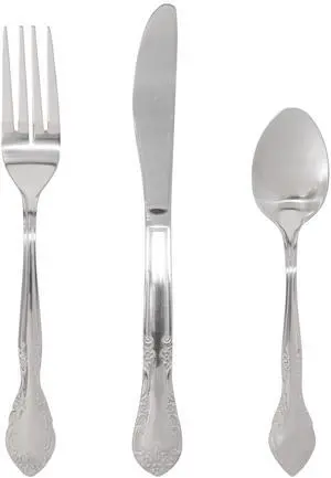 Gibson Everyday Fairmont 3 Piece Stainless Steel Flatware Set