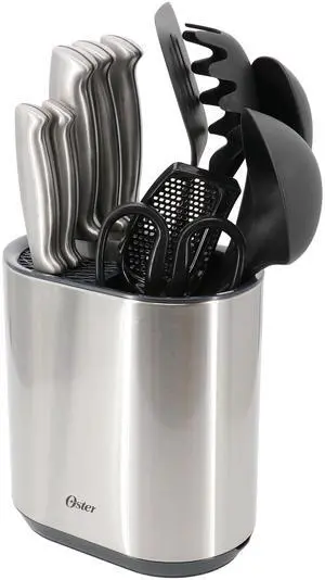 Oster Baldwyn 12 Piece Stainless Steel and Nylon Kitchen Tool and Cutlery Set