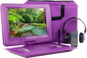 Trexonic 14.1 Inch Portable DVD Player with Swivel TFT-LCD Screen and USB,SD,AV,HDMI Inputs