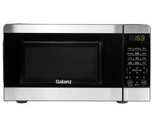 Galanz 0.7 Cu. Ft. 700 Watt Countertop Microwave Oven in Silver