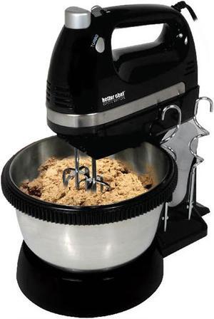 Better Chef 200-Watt Stand/Hand Mixer - Black