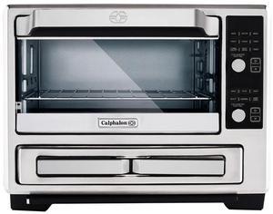 Calphalon Performance Stainless Steel Dual Oven With Air Fryer in Silver