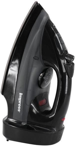 Impress 1200 Watt Cord Winder Garment Iron in Black