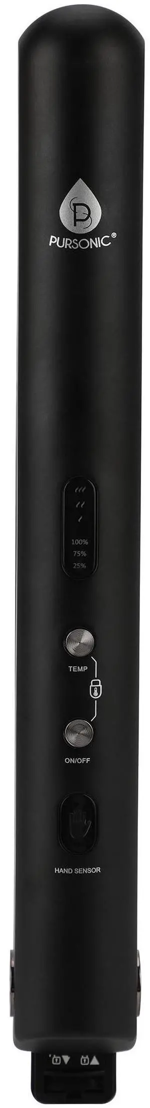 Pursonic USB Rechargeable Cordless Hair Straightener with 2 * 4500mah Batteries - Portable Hair Straightener with 3 Temp Level, LED Indicators & Ceramic Coated Flat Iron (Black),RHS48BK Pursonic USB Rechargeable Cordless Hair Straightener with 2 * 4500mah Batteries - Portable Hair Straightener with 3 Temp Level, LED Indicators & Ceramic Coated Flat Iron (Black),RHS48BK