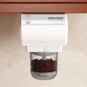 Black & Decker Spacemaker Mini UTC Food Processor and Coffee Grinder in White