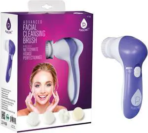 Pursonic Facial Cleaner with 5 Attachments in Purple