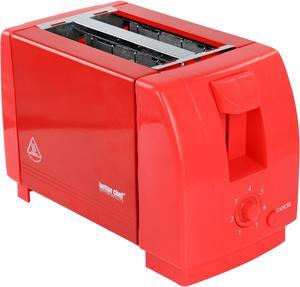 Better Chef Compact Two Slice Countertop Toaster in Red