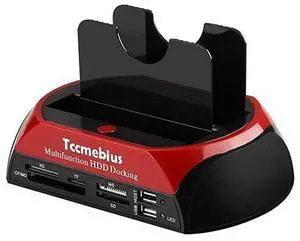 Hard Drive Docking Station TCCS862US USB 20 to 25 35 Inch SATA IDE Dual Slots External Enclosure with All in 1 Card Reader and USB 20 Hub for 25 35 IDE SATA IIIIII HDD SSD Hard Drive Docking Station TCCS862US USB 20 to 25 35 Inch SATA IDE Dual Slots External Enclosure with All in 1 Card Reader and USB 20 Hub for 25 35 IDE SATA IIIIII HDD SSD
