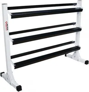 Deltech Fitness 55" Three-Tier Dumbbell Rack (DF516)