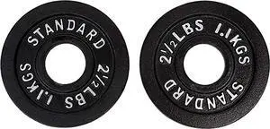 2-1/2 lb Olympic Plates (OP-0025) by Deltech Fitness