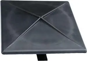 4" Standard Square Pole Cap by Deltech Manufacturing
