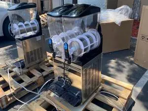 New 15L Frozen Slush Machine Two Bowl X-300