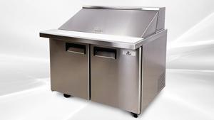 Commercial Refrigerated Sandwich Prep Table 2-door 48" Mega Top Model NSF ETL SCLM2