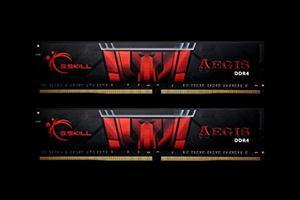 kit barrettes mmoire 32go (2x16go) dimm ddr4 g.skill aegis pc4-21300 (2666 mhz) (noir)