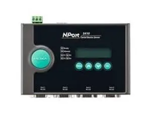 moxa nport 5410-4 ports rs-232 serial device server, without power adapter, 10/100 ethernet, db9 male moxa nport 5410-4 ports rs-232 serial device server, without power adapter, 10/100 ethernet, db9 male