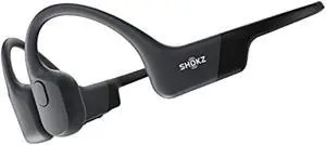 shokz openrun mini-bone conduction open-ear bluetooth sport headphones - waterproof wireless earphones for workouts and running - built-in mic, with headband