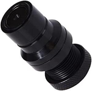 alphacool eiszapfen quick coupling male bulkhead g1/4 inner thread - deep black