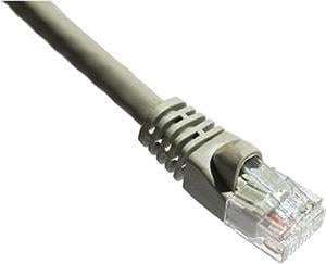 axiom memory solutionlc 75ft cat6a 650mhz s/ftp shielded patch cable molded boot (gray)