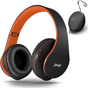 ZIHNIC Bluetooth Headphones Over-Ear, Foldable Wireless and