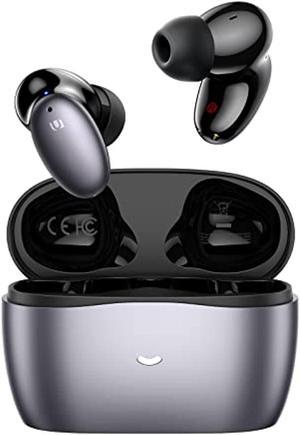 ugreen hitune x6 hybrid active noise cancelling wireless earbuds-bluetooth earphones with 6 mics clear calls, 10mm dlc drivers, deep bass, low latency, 26 hrs playtime, game mode, volume control