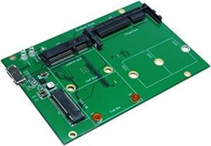 usb 3.1 micro b to m.2 - msata - cfast card adapter