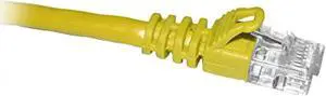 enet components, inc. 2ft cat6 yellow boot patch enet components, inc. 2ft cat6 yellow boot patch