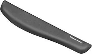 fellowes plushtouch foam wrist rest, graphite (9252301)