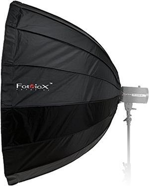 fotodiox ez-pro deep parabolic softbox 48in (120cm) - quick collapsible softbox with broncolor speedring for broncolor (impact), visatec, and compatible